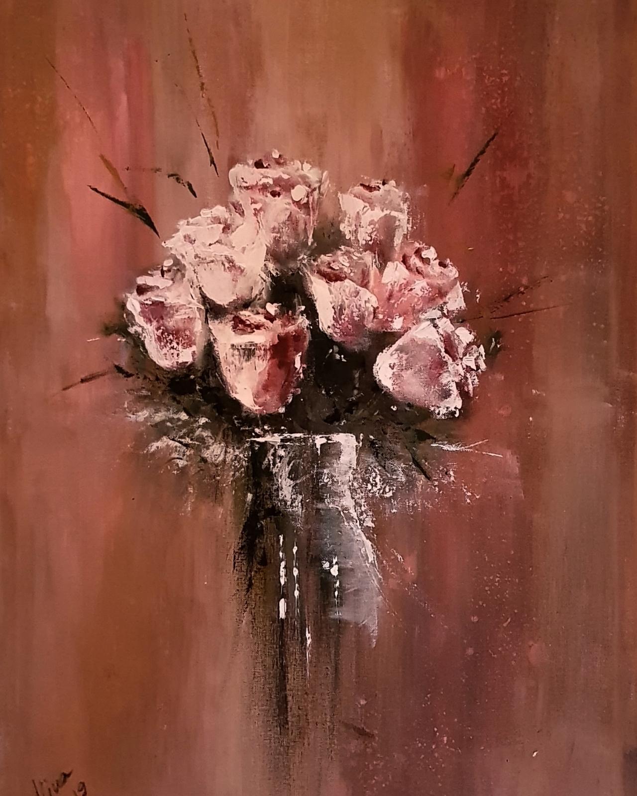 ArteDiAlina.com painting: flowers for him